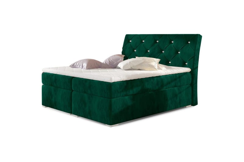 Box Spring Eltap Balvin - 180x200 cm, Kronos 19, Mörkgrön - Möbler - Säng - Kontinentalsäng