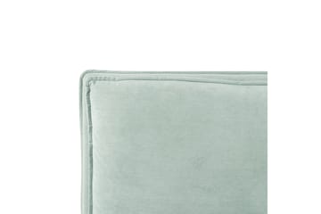 Braylon Sängram med Förvaring 180x200 cm i Sammet med Sänggavel - Grön - Möbler - Säng - Sängram & sängstomme