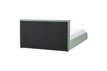 Braylon Sängram med Förvaring 180x200 cm i Sammet med Sänggavel - Grön - Möbler - Säng - Sängram & sängstomme
