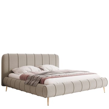 Calrosin Sängram på ben 180x200 cm med Förvaring - Beige - Möbler - Säng - Sängram & sängstomme