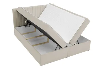 Calrosor Sängpaket Kontinentalsäng med Förvaring 140x200 cm - Rosa - Möbler - Säng - Komplett sängpaket