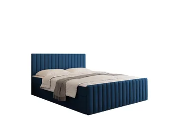 Calrosor Sängpaket Kontinentalsäng med Förvaring 180x200 cm - Blå - Möbler - Säng - Komplett sängpaket