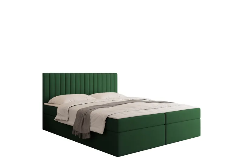Calrosor Sängpaket Kontinentalsäng med Förvaring 180x200 cm - Grön - Möbler - Säng - Komplett sängpaket