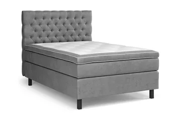 Celine Kontinentalsäng 120x200cm - Grå/Sammet - Möbler - Säng - Komplett sängpaket