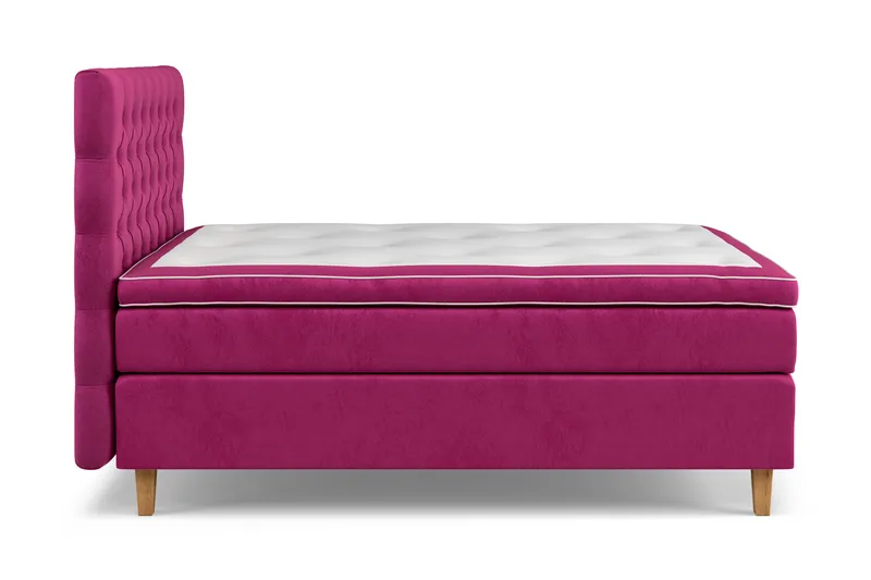 Celine Kontinentalsäng 120x200cm - Rosa/Sammet - Möbler - Säng - Kontinentalsäng
