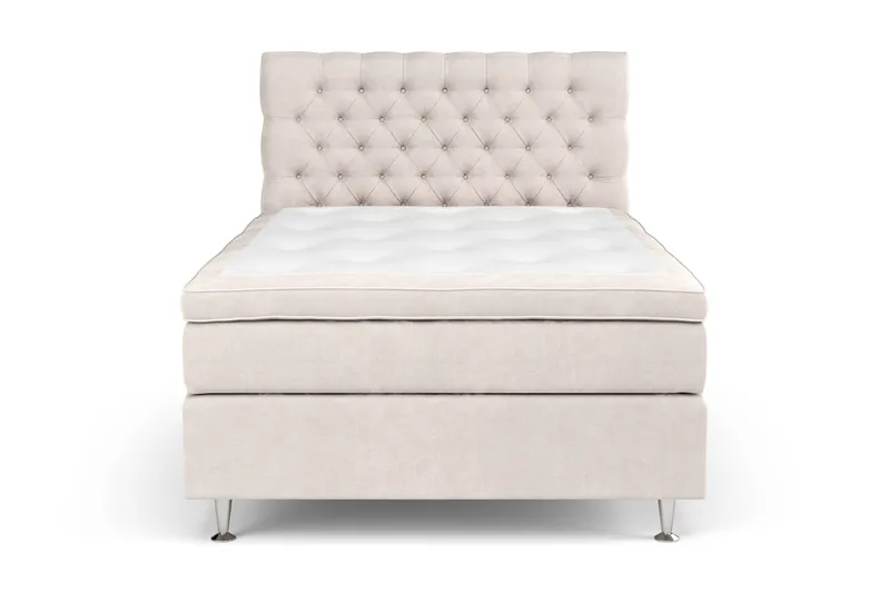 Celine Kontinentalsäng 140x200cm - Beige/Sammet - Möbler - Säng - Komplett sängpaket