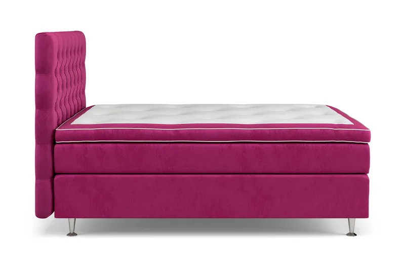 Celine Kontinentalsäng 140x200cm - Rosa/Sammet - Möbler - Säng - Kontinentalsäng