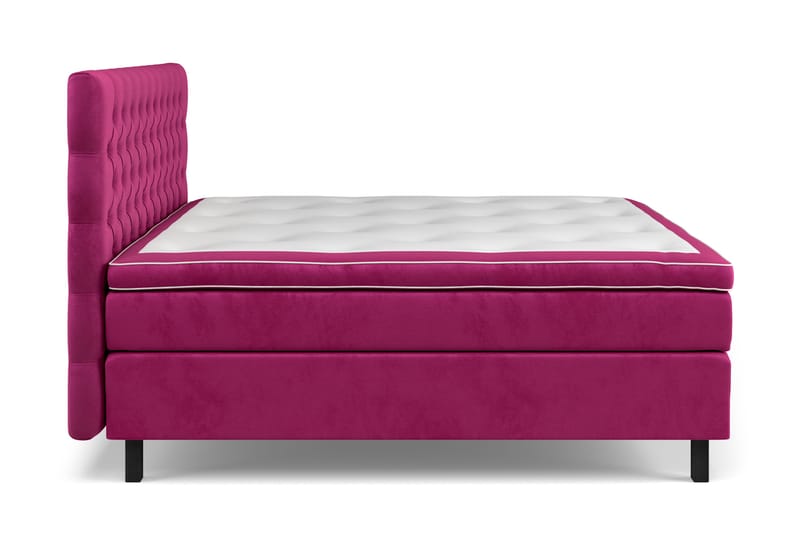 Celine Kontinentalsäng 160x200cm - Rosa/Sammet - Möbler - Säng - Kontinentalsäng
