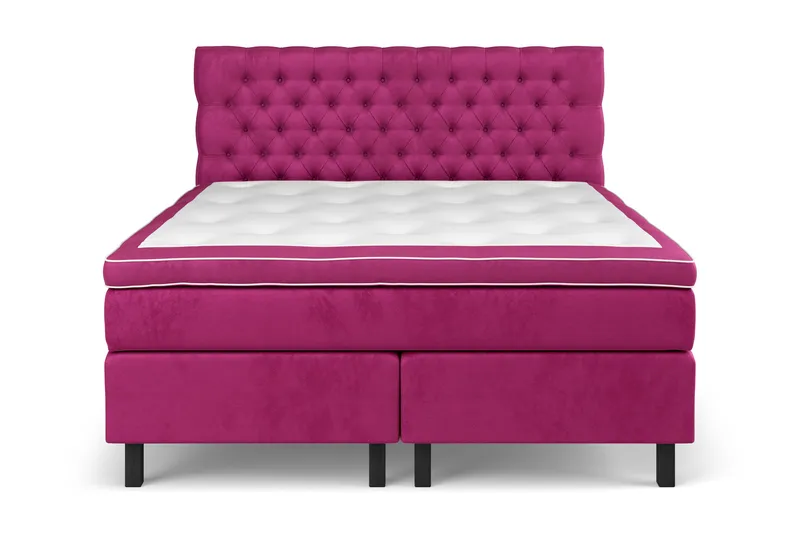 Celine Kontinentalsäng 160x200cm - Rosa/Sammet - Möbler - Säng - Kontinentalsäng