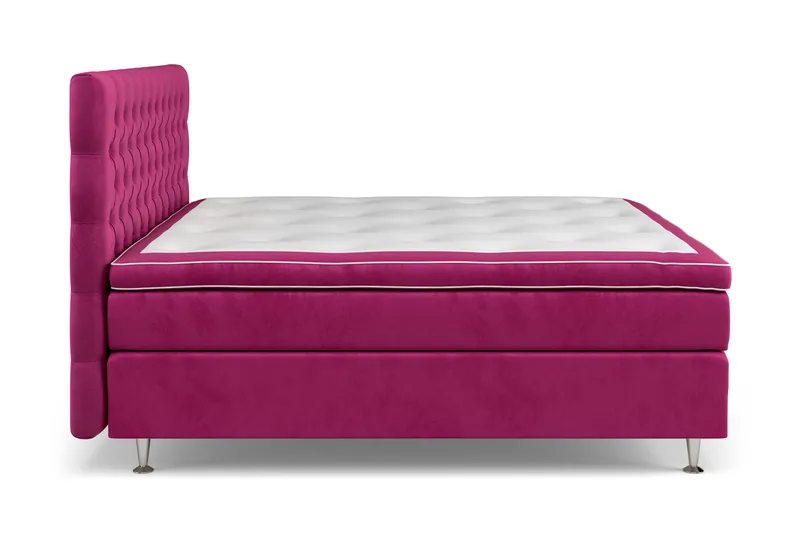 Celine Kontinentalsäng 160x200cm - Rosa/Sammet - Möbler - Säng - Kontinentalsäng