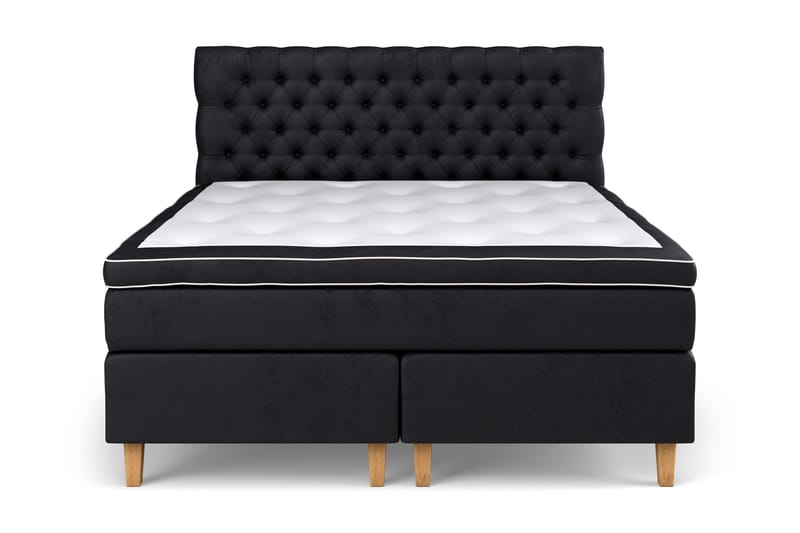 Celine Kontinentalsäng 160x200cm - Svart/Sammet - Möbler - Säng - Komplett sängpaket