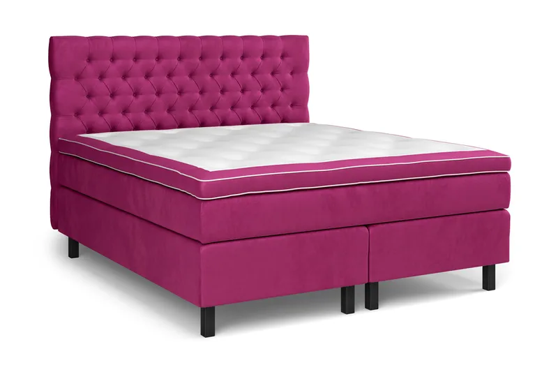 Celine Kontinentalsäng 180x200cm - Rosa/Sammet - Möbler - Säng - Kontinentalsäng