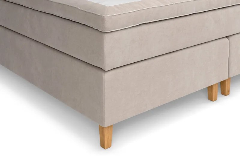 Celine Kontinentalsäng 210x210cm - Beige/Sammet - Möbler - Säng - Komplett sängpaket