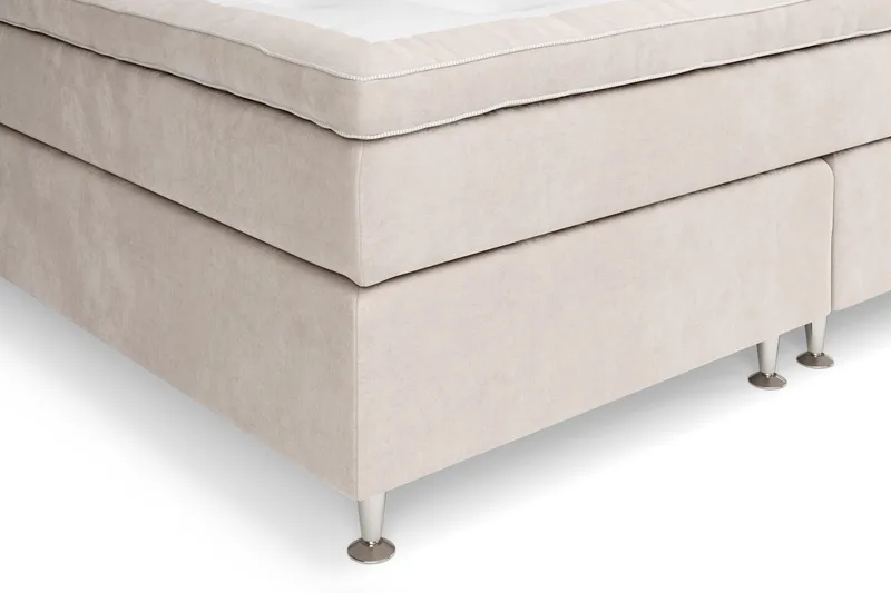 Celine Kontinentalsäng 210x210cm - Beige/Sammet - Möbler - Säng - Komplett sängpaket