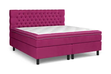 Celine Kontinentalsäng 210x210cm - Rosa/Sammet - Möbler - Säng - Komplett sängpaket