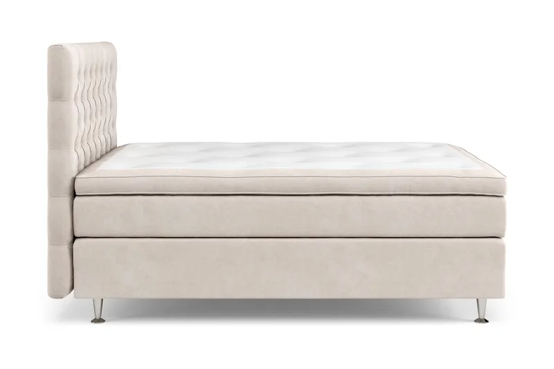 Celine Sängpaket 120x200 cm - Beige / Sammet - Möbler - Säng - Kontinentalsäng