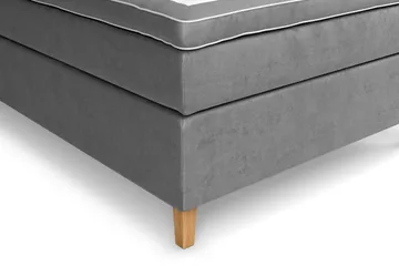 Celine Sängpaket 120x200 cm - Grå/Sammet - Möbler - Säng - Komplett sängpaket