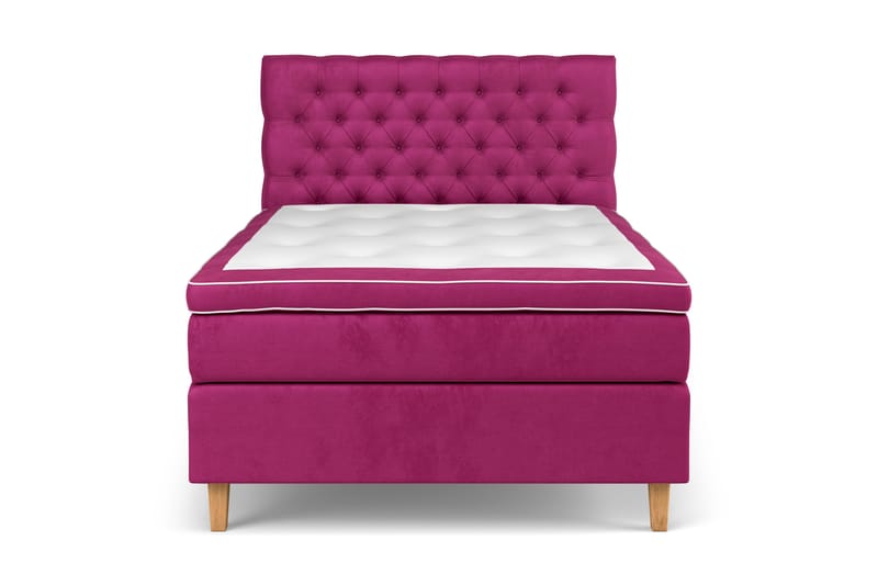 Celine Sängpaket 120x200 cm - Rosa/Sammet - Möbler - Säng - Kontinentalsäng