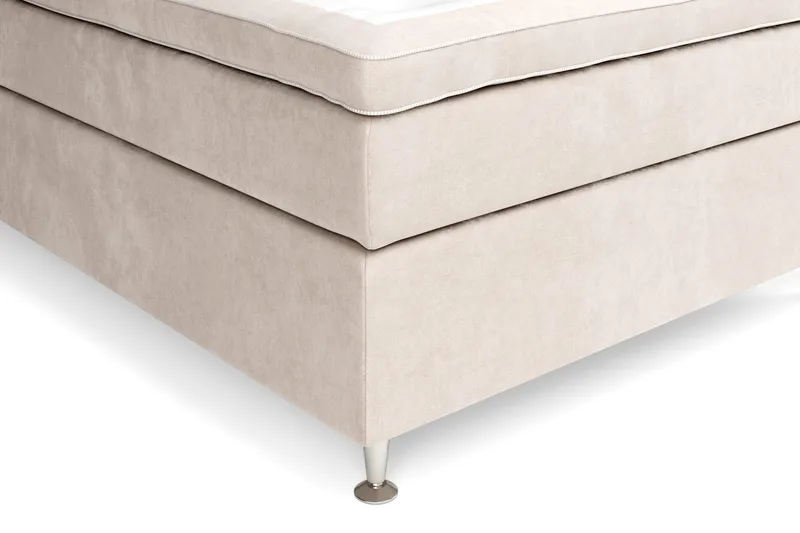 Celine Sängpaket 140x200cm - Beige / Sammet - Möbler - Säng - Kontinentalsäng