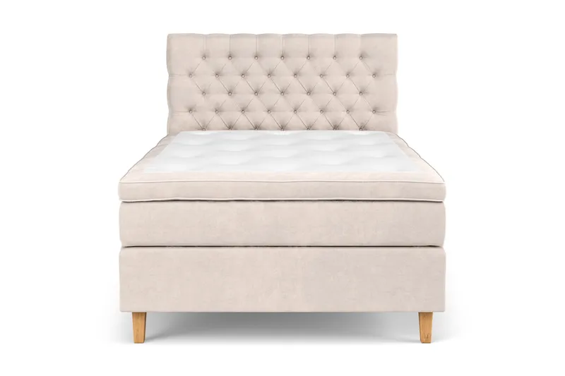 Celine Sängpaket 140x200cm - Beige/Sammet - Möbler - Säng - Komplett sängpaket