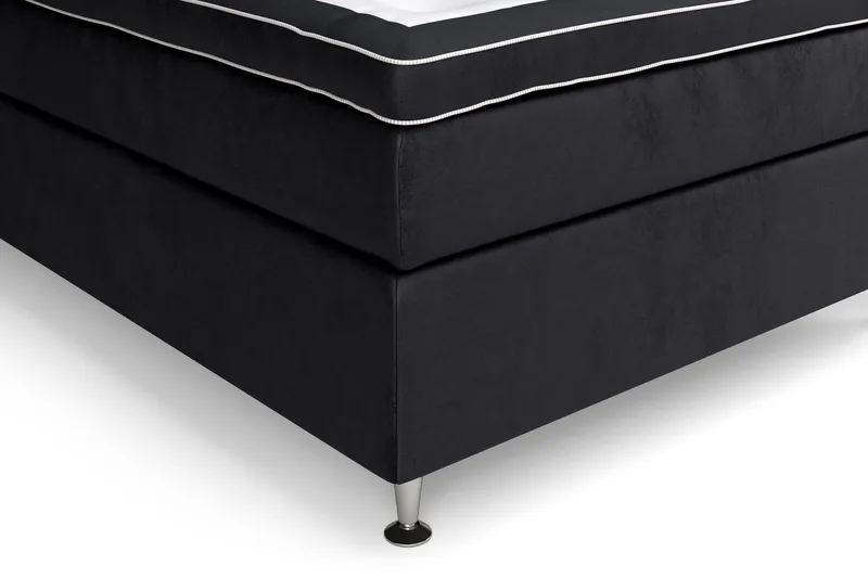 Celine Sängpaket 140x200cm - Svart/Sammet - Möbler - Säng - Kontinentalsäng