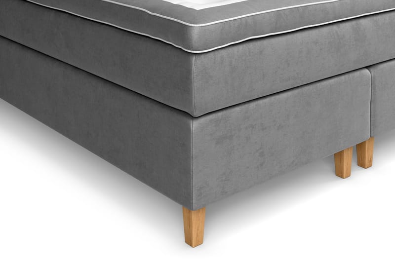 Celine Sängpaket 160x200cm - Grå/Sammet - Möbler - Säng - Komplett sängpaket