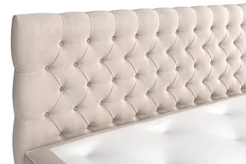Celine Sängpaket 180x200 cm - Beige / Sammet - Möbler - Säng - Kontinentalsäng
