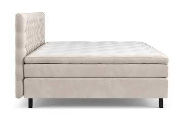Celine Sängpaket 210x210cm - Beige / Sammet - Möbler - Säng - Komplett sängpaket