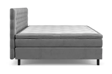 Celine Sängpaket 210x210cm - Grå/Sammet - Möbler - Säng - Komplett sängpaket