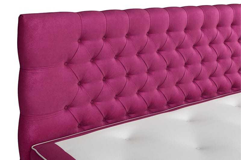 Celine Sängpaket 210x210cm - Rosa/Sammet - Möbler - Säng - Komplett sängpaket