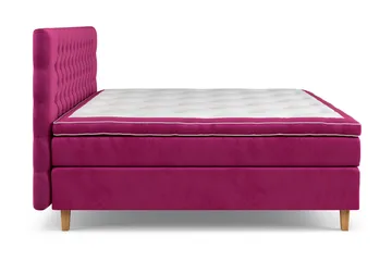 Celine Sängpaket 210x210cm - Rosa/Sammet - Möbler - Säng - Komplett sängpaket