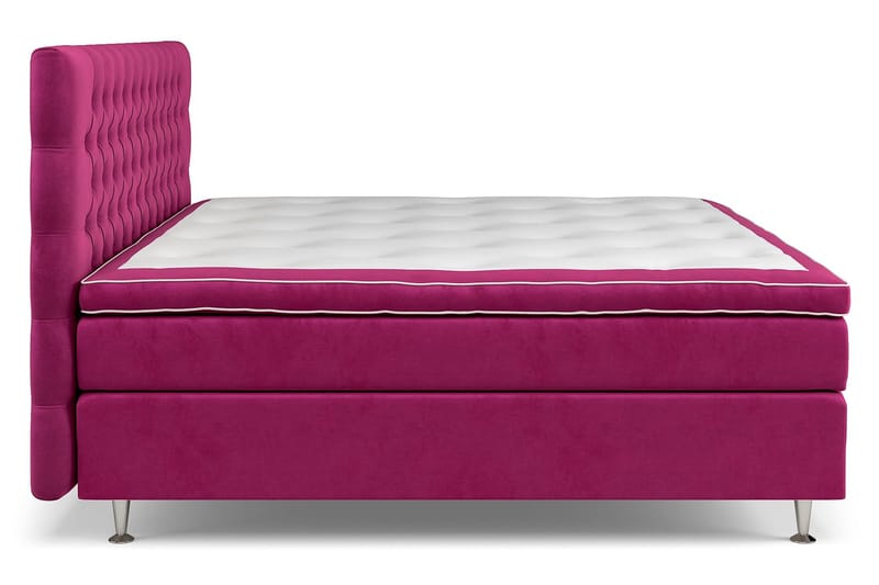 Celine Sängpaket 210x210cm - Rosa/Sammet - Möbler - Säng - Komplett sängpaket