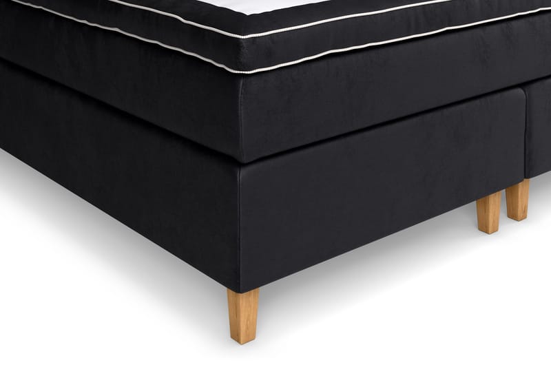Celine Sängpaket 210x210cm - Svart / Sammet - Möbler - Säng - Kontinentalsäng