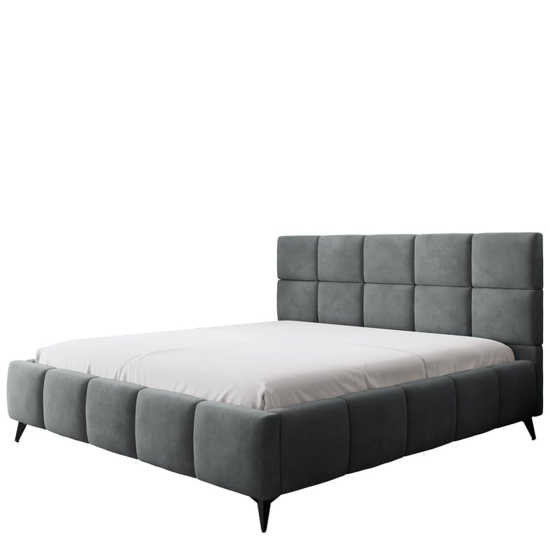 Cinerea Sängram med förvaring 180x200 cm - grå - Möbler - Säng - Sängram & sängstomme