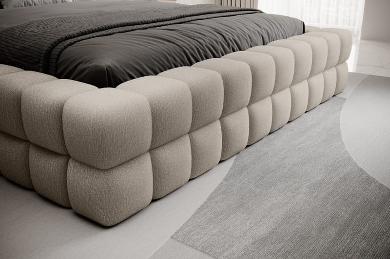 Dizzle Sängram 140x200 cm - Beige - Möbler - Säng - Sängram & sängstomme