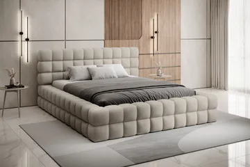 Dizzle Sängram 140x200 cm - Beige - Möbler - Säng - Sängram & sängstomme