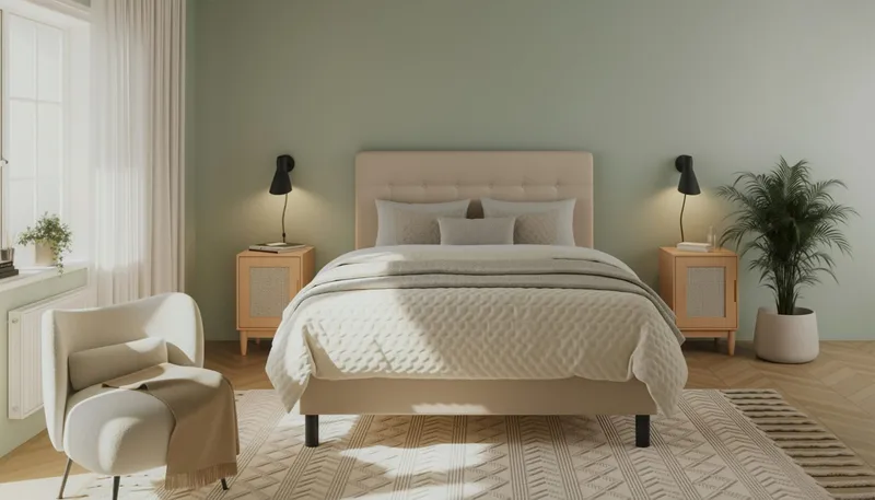 Dream Komplett Sängpaket 120x200 cm Knappar - Beige - Möbler - Säng - Komplett sängpaket