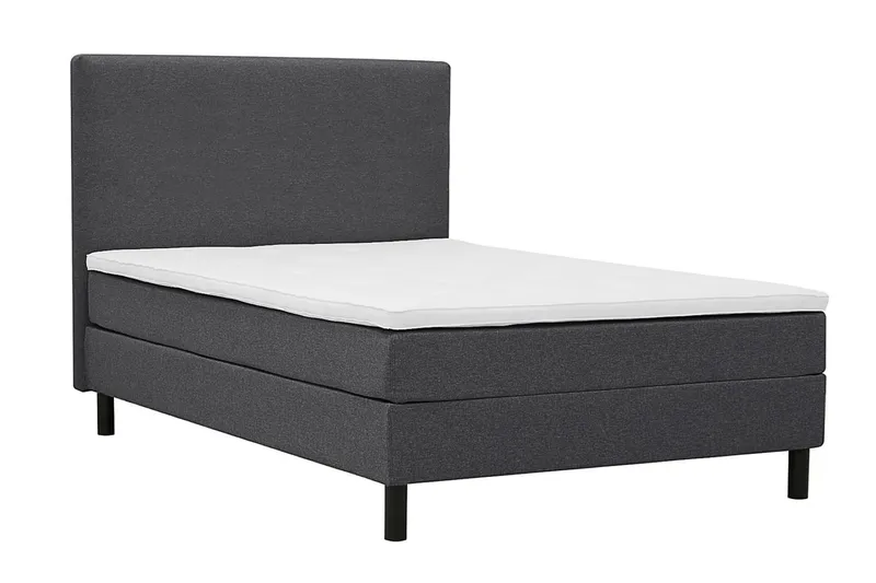 Dream Komplett Sängpaket 120x200 cm Slät Sänggavel - Mörkgrå - Möbler - Säng - Komplett sängpaket