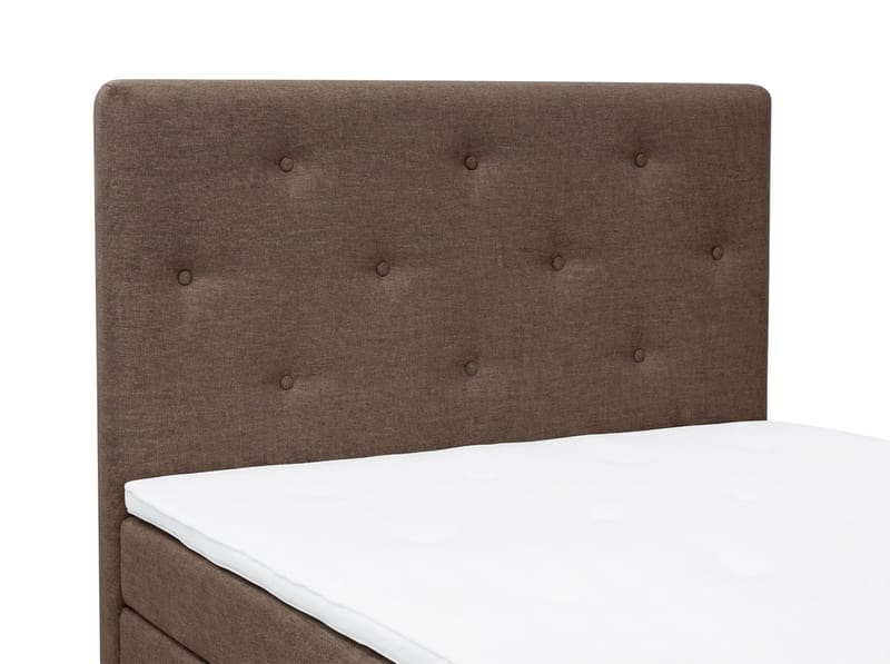 Dream Komplett Sängpaket 140x200 cm Assymetriska knappar - Brun - Möbler - Säng - Komplett sängpaket