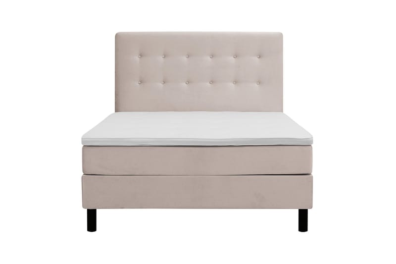 Dream Komplett Sängpaket 140x200 cm Knappar, Beige