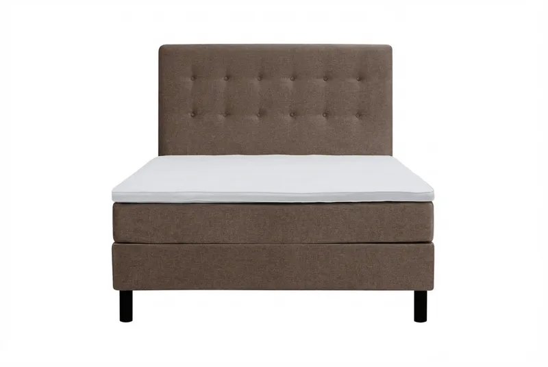 Dream Komplett Sängpaket 140x200 cm Knappar - Brun - Möbler - Säng - Komplett sängpaket