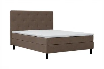 Dream Komplett Sängpaket 150x200 cm Assymetriska knappar - Brun - Möbler - Säng - Komplett sängpaket