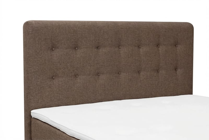 Dream Komplett Sängpaket 160x200 cm Knappar - Brun - Möbler - Säng - Komplett sängpaket