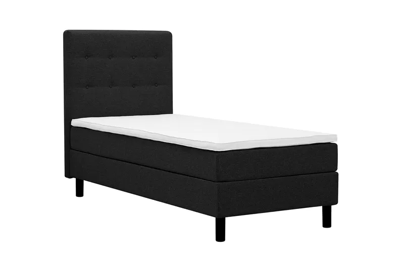 Dream Komplett Sängpaket 90x200 cm Knappar - Svart - Möbler - Säng - Komplett sängpaket