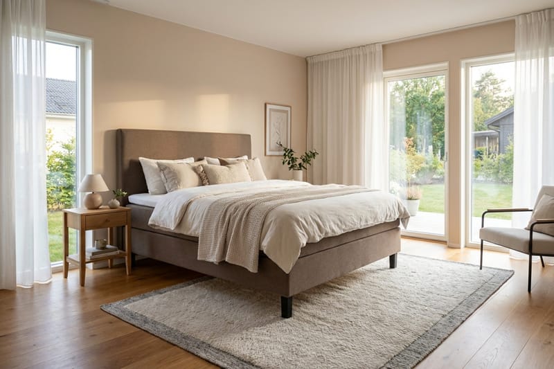 Dream Kontinentalsäng 160x200 cm - Brun - Möbler - Säng - Komplett sängpaket