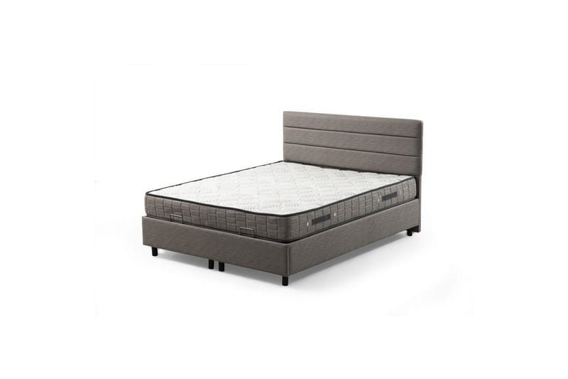 Dubbel Sängram & Sänggavel Sonyi Ljusgrå - 140 x 110 x 200 cm - Möbler - Säng - Sängram & sängstomme
