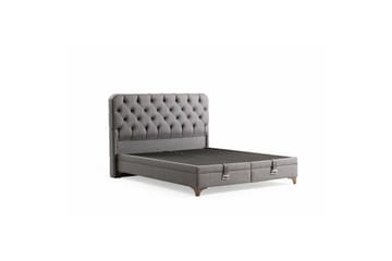 Dubbel Sängram & Sänggavel Sorang Grå - 184 x 35 x 200 cm - Möbler - Säng - Sängram & sängstomme