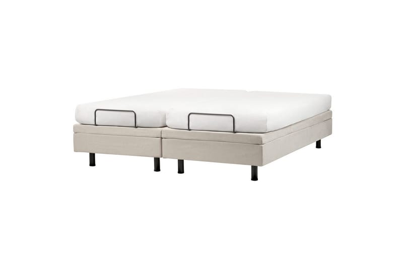 Dubbelsäng Duke II Beige-Svart, 180x200 cm - Beige-Svart, 180x200 cm - Möbler - Säng - Dubbelsäng