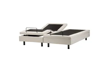 Dubbelsäng Duke II Beige-Svart, 180x200 cm - Beige-Svart, 180x200 cm - Möbler - Säng - Dubbelsäng