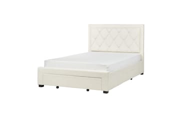 Dubbelsäng Lievin med förvaring 140x200 cm - 140x200 cm - Möbler - Säng - Sängram & sängstomme
